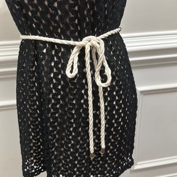 Motherhood Maternity Holed Sleeveless with Rope Detail Tunic Top Dress Sz S - Picture 3 of 8